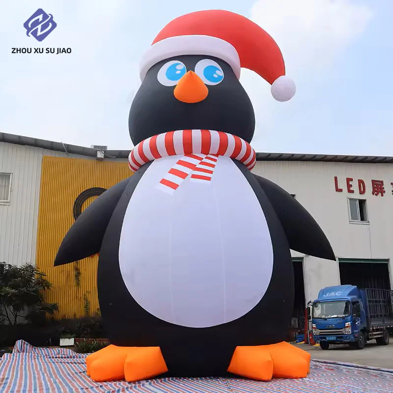 

Открытый гигантский надувной пингвин мультяшная модель взорвать животные воздушные шары для вечеринки событие зоопарк декор