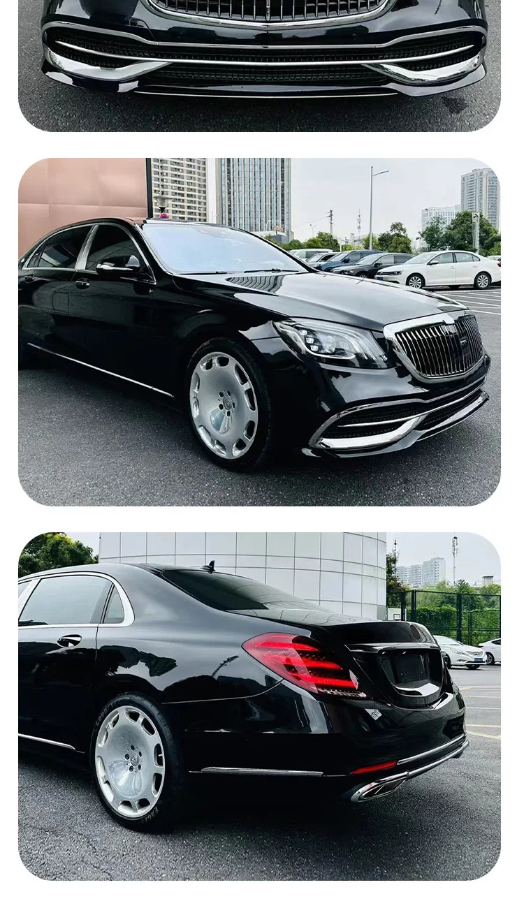 

Suitable For 14-17 Years Mercedes-Benz S-Class W222 Old And New 18 Maybach Front And Rear Bar Headlights Big Surround Kit