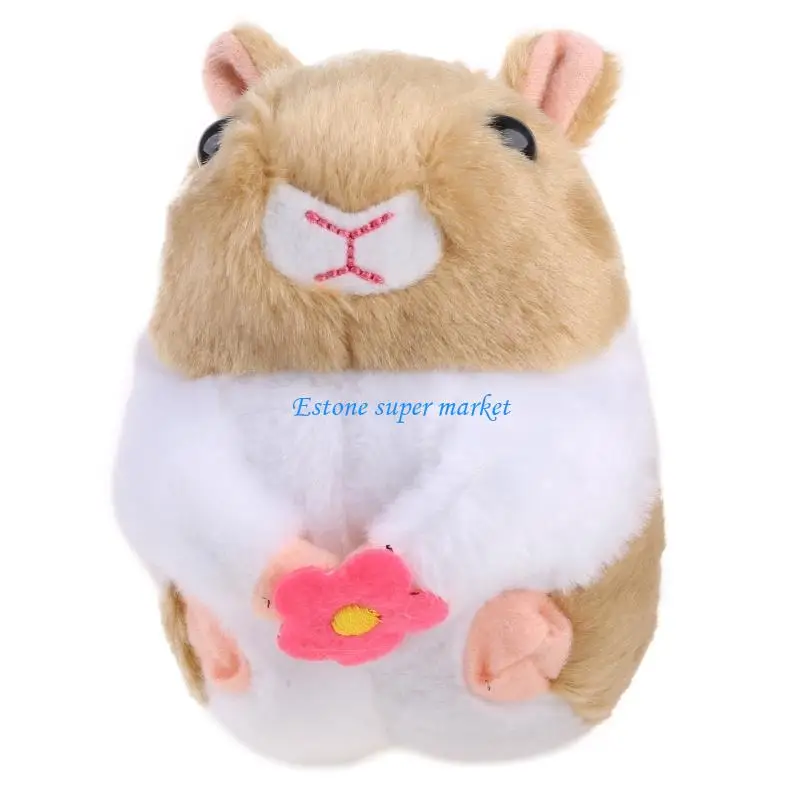 

090B 3.94x3.94in Fine Cotton Wind-up Toy Hamster/Rabbit/Deer Shaped Kids Holiday Birthday Gift Christmas Supplies