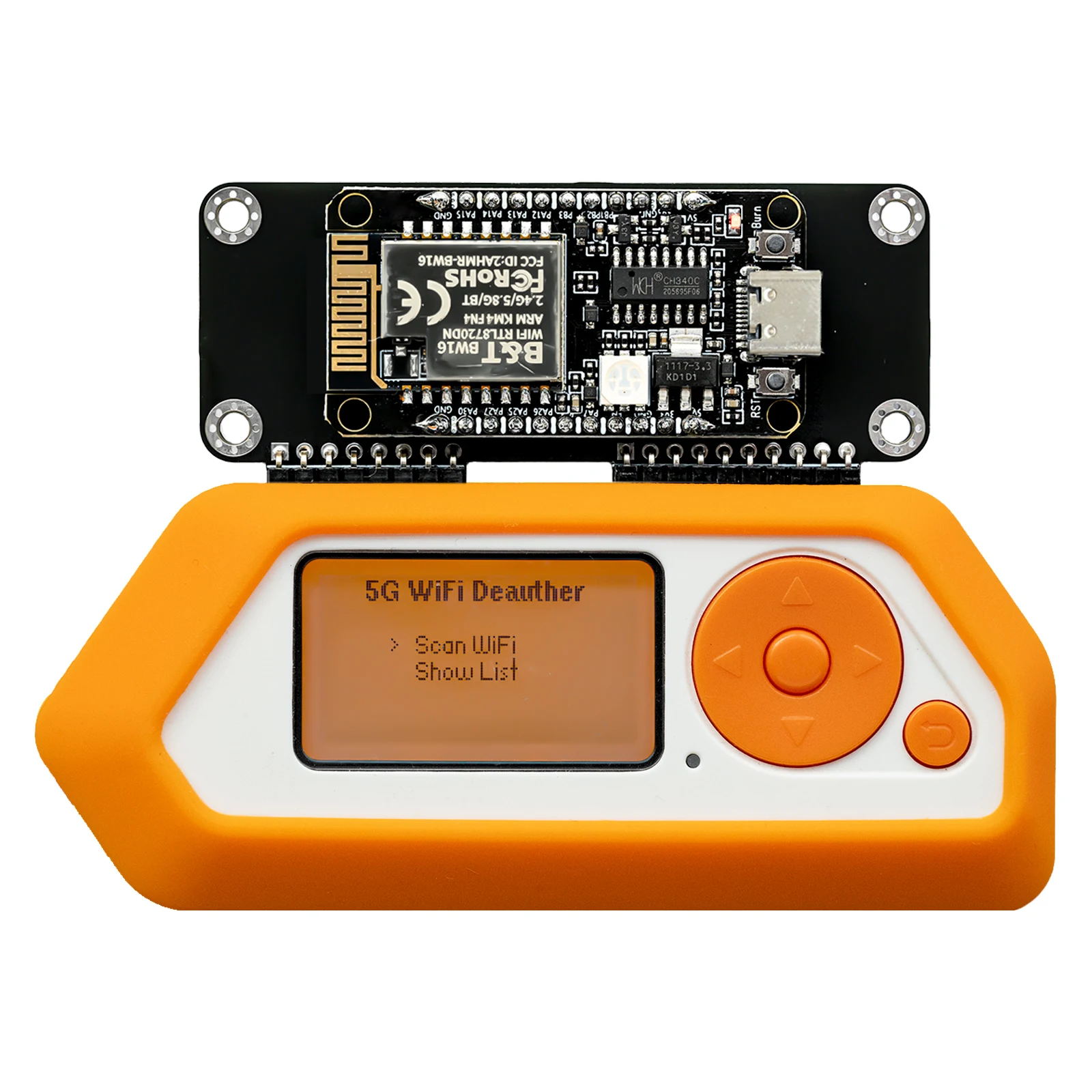 Modul Deauther WiFi Flipper Zero 2.4G&5G, Papan Ekspansi Nirkabel BW16 RTL8720DN, Firmware Terpasang (Hanya Mendukung Momentum)