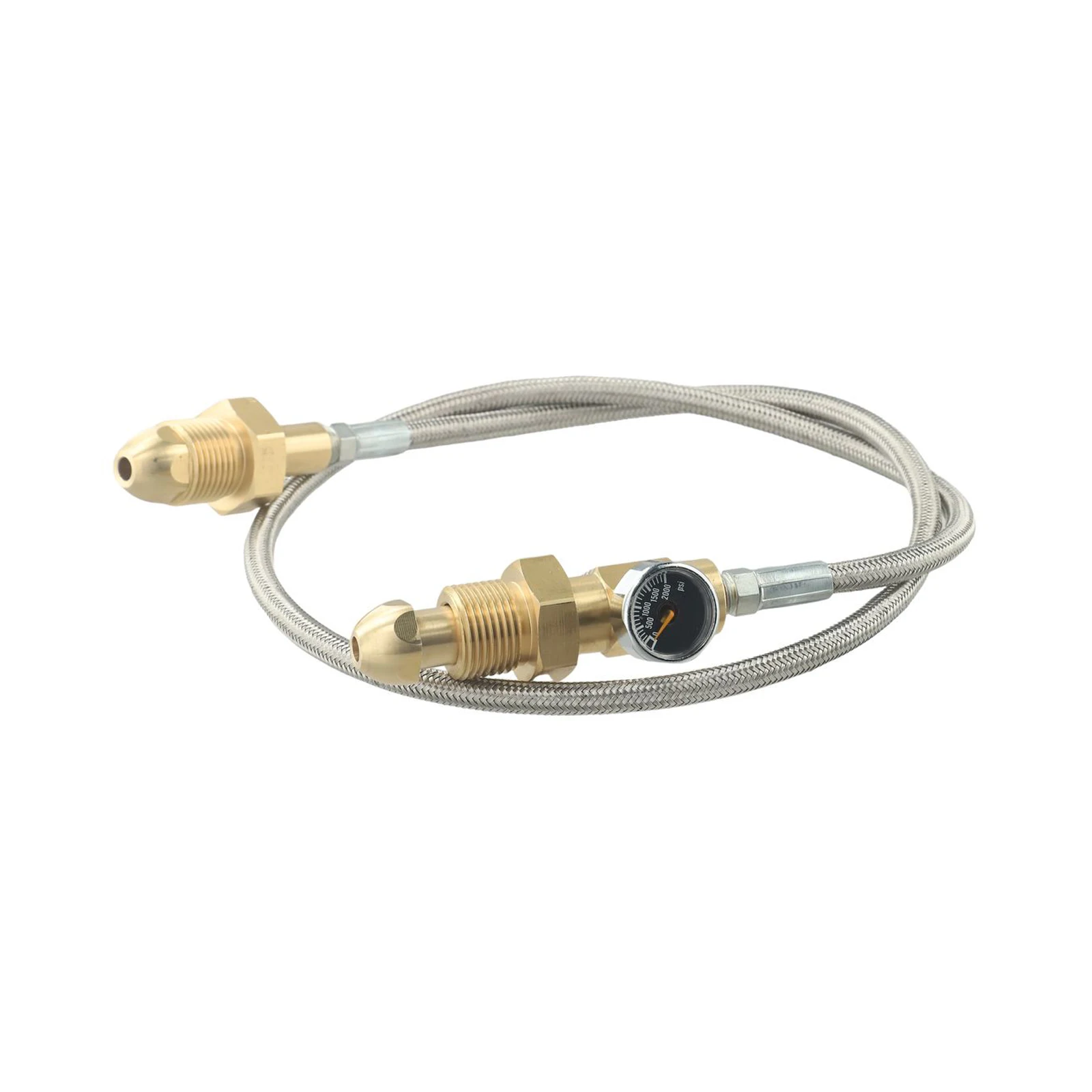 Refill Station Transfer Adaptor Hose For BS 341 No. 3 (UK) Argon Cylinder Bottle Refill Station Transfer Adaptor Hose Cylinder