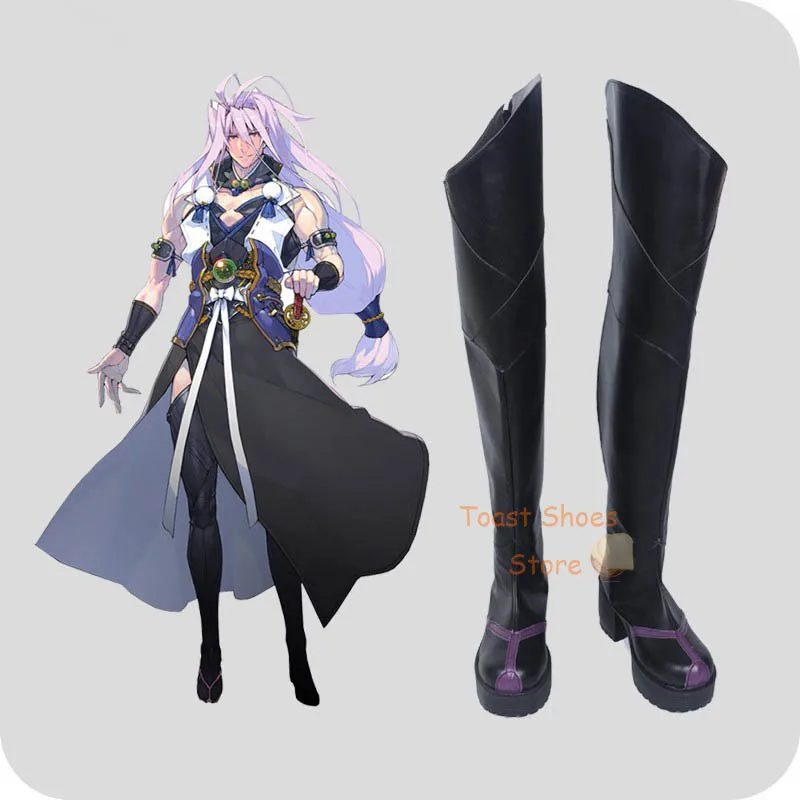 

Anime Touken Ranbu Online Sengo Muramasa Cosplay Shoes Boots Comic Game for Con Halloween Cosplay Costume Prop Cool Shoes