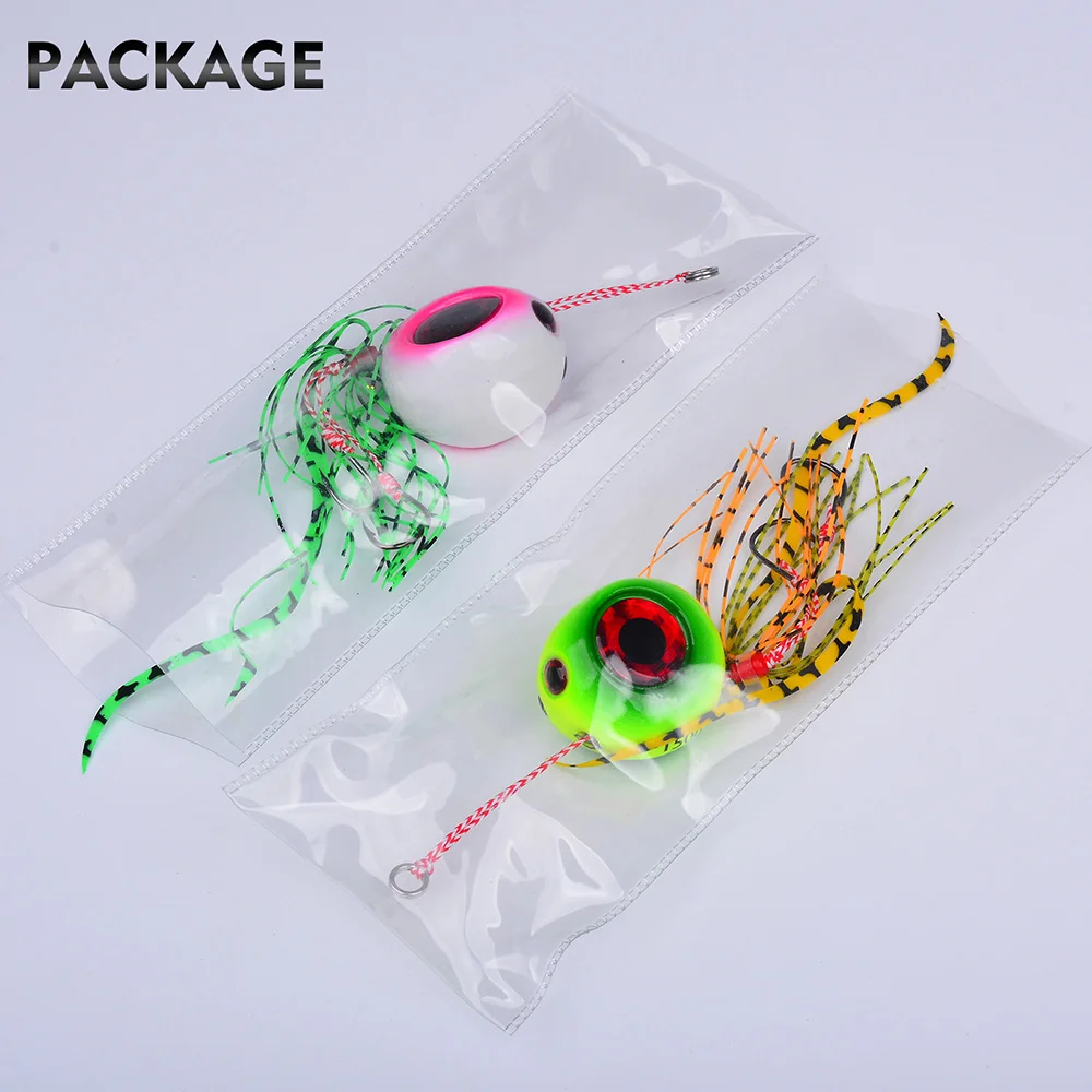PROBEROS Meeresfischerei-Jigs, 40g-180g Leuchtende Metall-Jigs, Leuchtende Tiefsee-Offshore-Trolling-Rigs, Jig-Angelköder – Detail 10