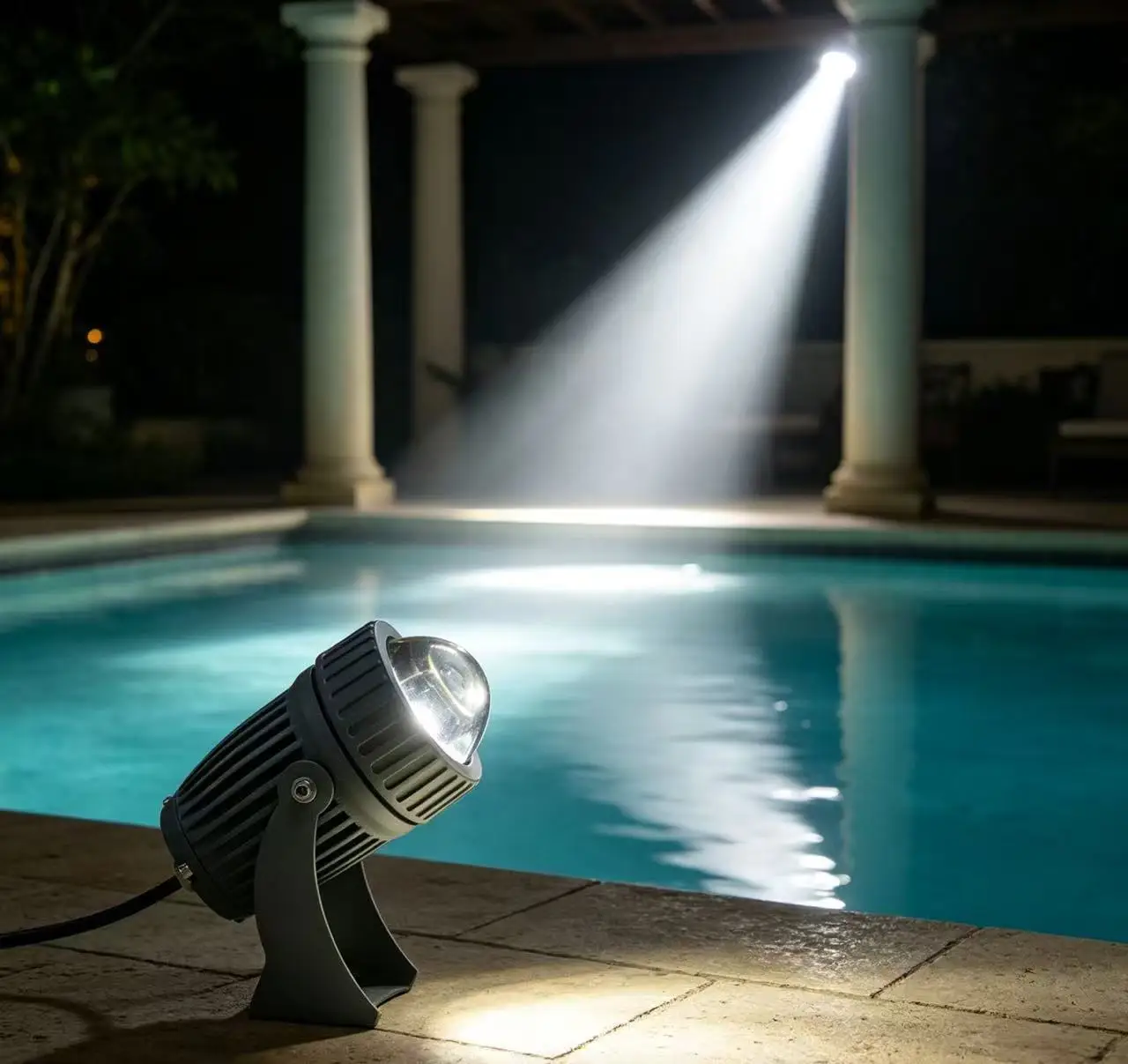 Outdoor LED Narrow Beam Spotlight Waterproof Wall Washer Light Building Facade Sign Lighting