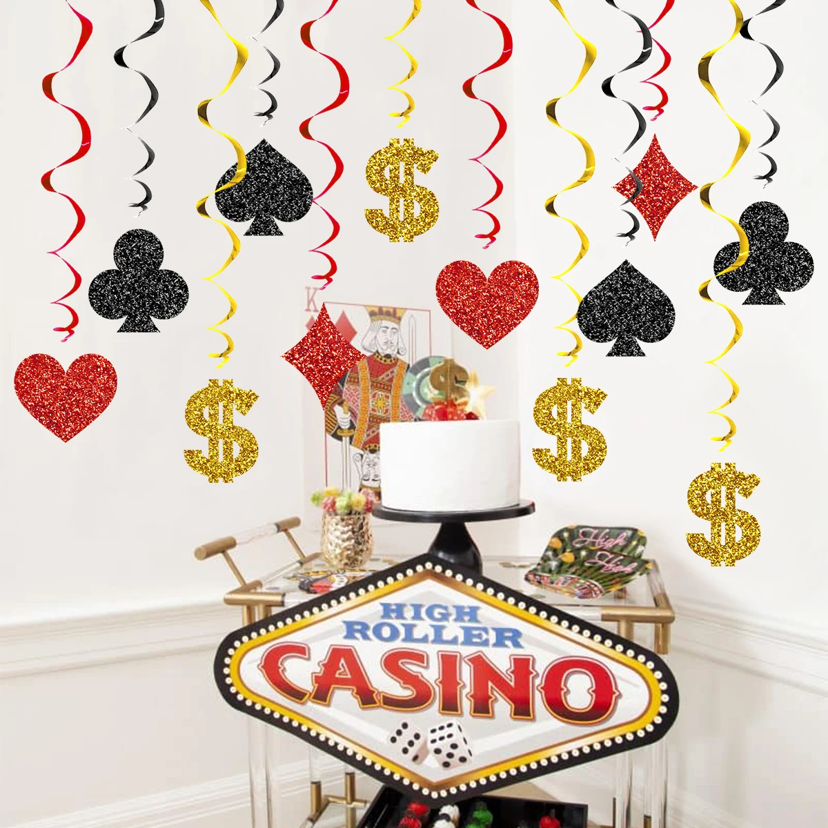 casino-las-vegas-poker-glitter-spiral-banner-swirl-hanging-garland-para-adultos-boy-birthday-game-decoracoes-para-festas-noturnas-30pcs