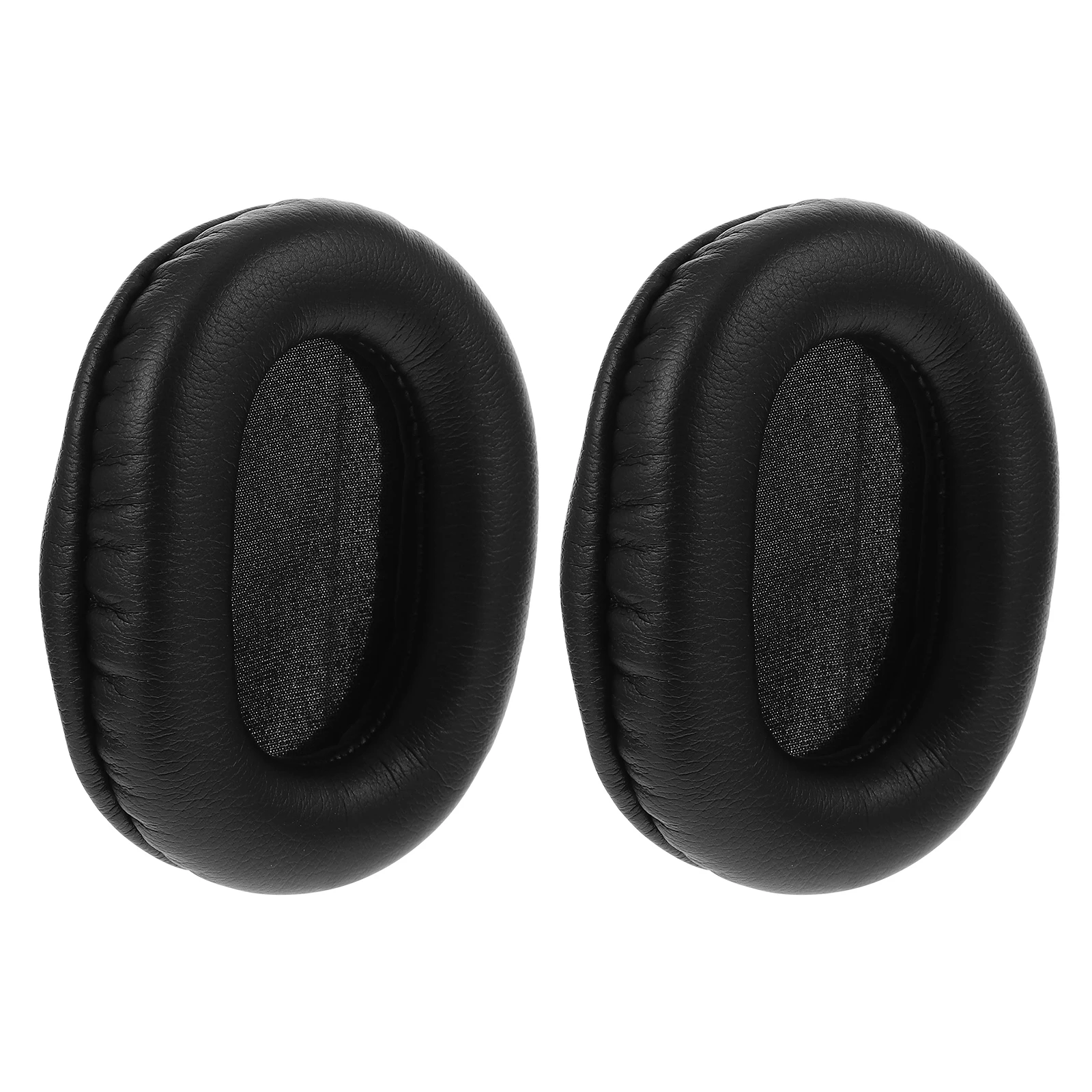 

2 Pcs Headphone Sponge Case Replacement Pads Ear Comfortable Covers Headphones Black Headset Ears