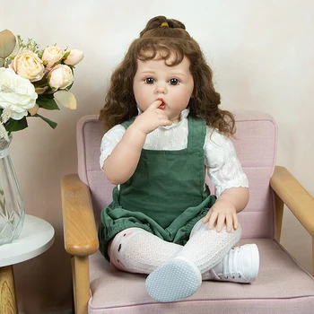 24 inch reborn babies 60cm new arrive cloth body lifelike baby girl dolls for sale baby dolls kids birthday Xmas gifts drop shipping