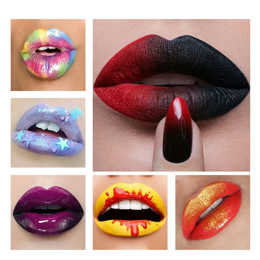 5d Diamonds Painting Kits Lips Lipstick 5D DIY Diamond Embroidery Rainbow Stars Handmade Art Home Decor