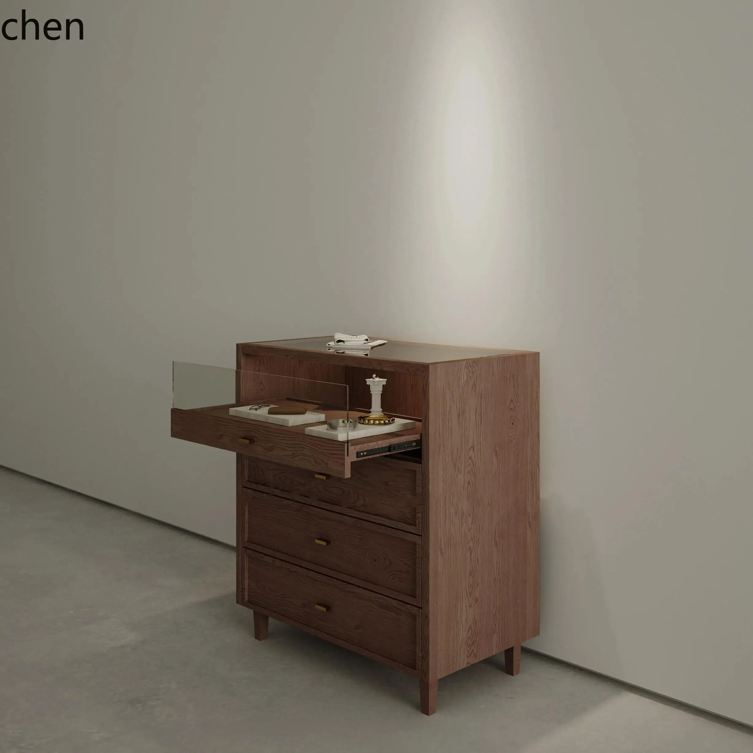 ZML Display Cabinet Display Cabinet Cloakroom Island Display Counter Flow Table
