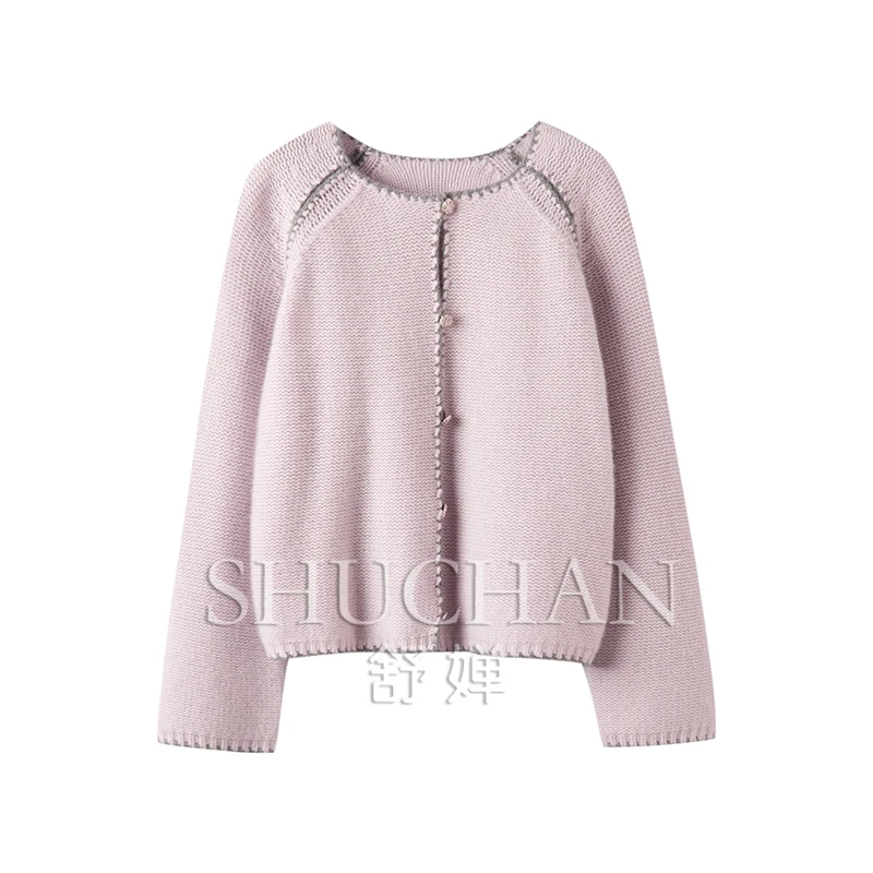 

100% cashmere casacos femininos inverno knitted cardigan korean fashion sueters de mujer cropped cardigan