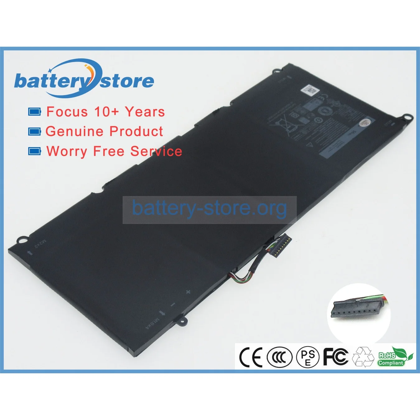 Genuine laptop batteries for 0JHXPY,RWT1R,0N7T6,P54G,90V7W,JD25G,JHXPY53,13 9350,13 9343,13-9350-D1508G,7.6V,4 cell