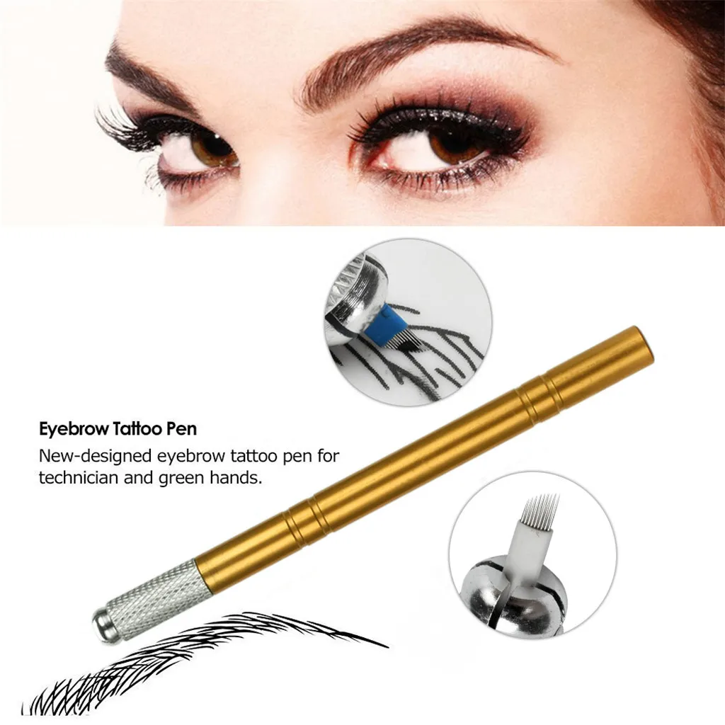 Eyebrow Microblading Eye Brow Pen Makeup Tools Stainless Steel