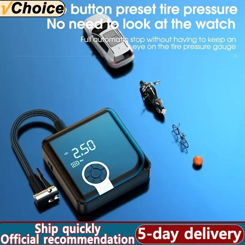 

Mini Bicycle Pump 100PSI Aluminum Cube Bike Air Pump Inflator Schrader Valve Motorcycle Air Compressor MTB Bicycle Accesories