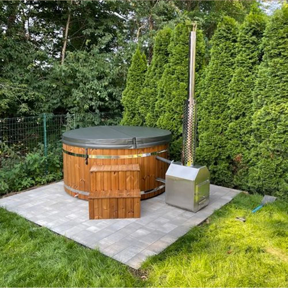 European Bathtub Round Big Portable Large SPA Hot Tub For 10 People Hot Tube Outdoor SPA Tubs