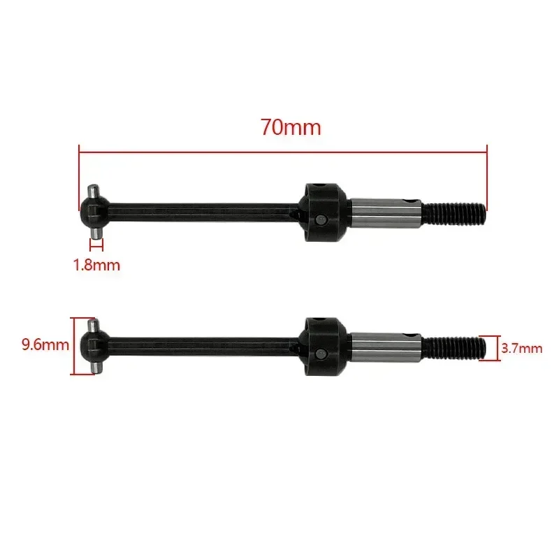 3RACING Sakura XIS NU 44mm steel CVD drive shaft (417/Sakura XI S/D4 universal) - Image 5