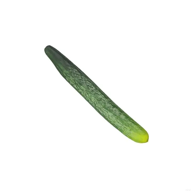 AXYC Artificial Cucumber Realistic Soft PU Cucumber Simulation Cucumber Vegetable for Shop Display Home Kitchen Decoration