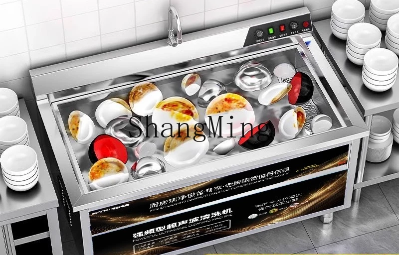 ZYY Commercial Kitchen Catering Equipment Automatic Large and Small Dish Brushing Machine for Restaurant Canteens