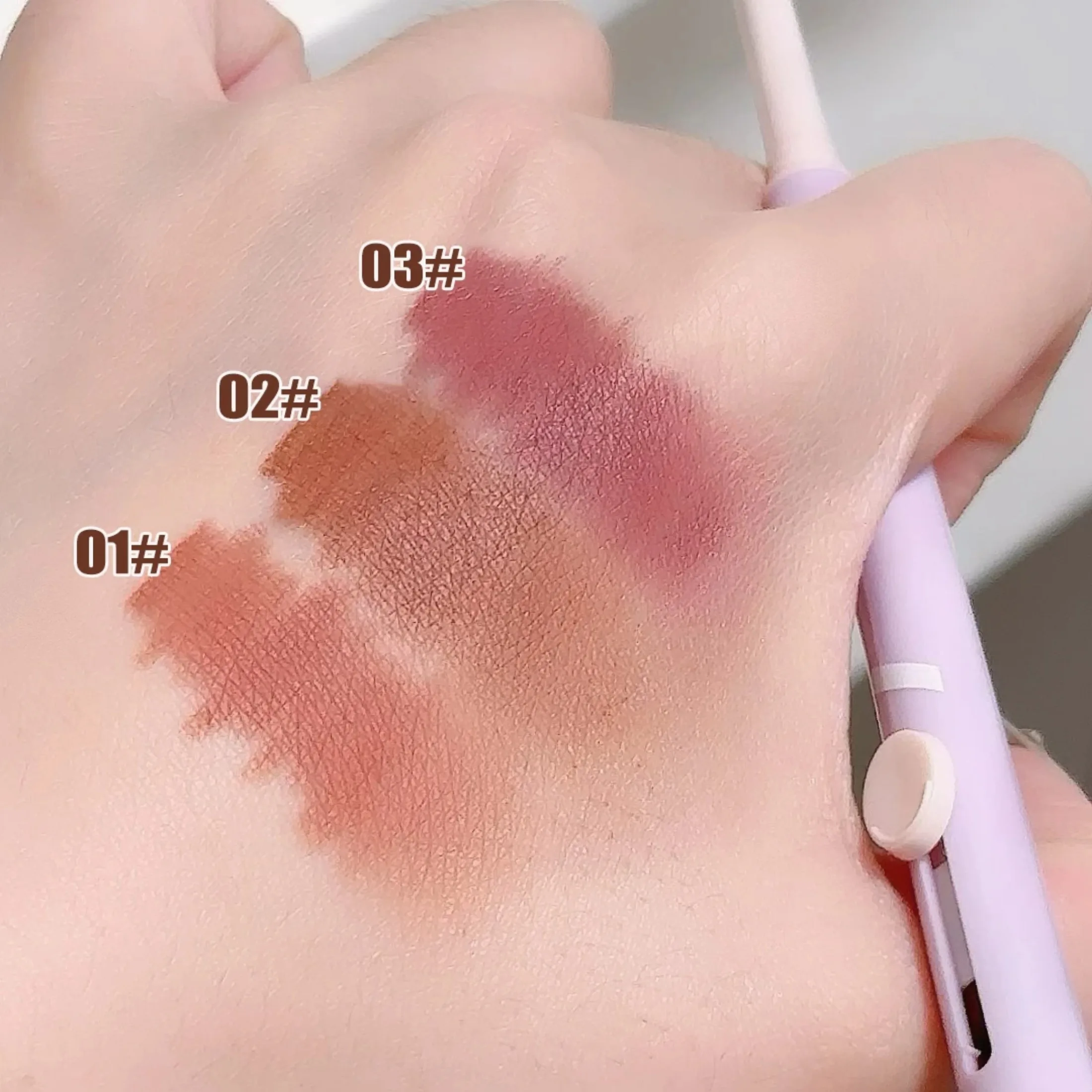 Matte Tea Brown Lip Liner Pencil Outline Contouring 3D Lip Shape Makeup Lasting Non-stick Cup Waterproof Natural Red Lipstick