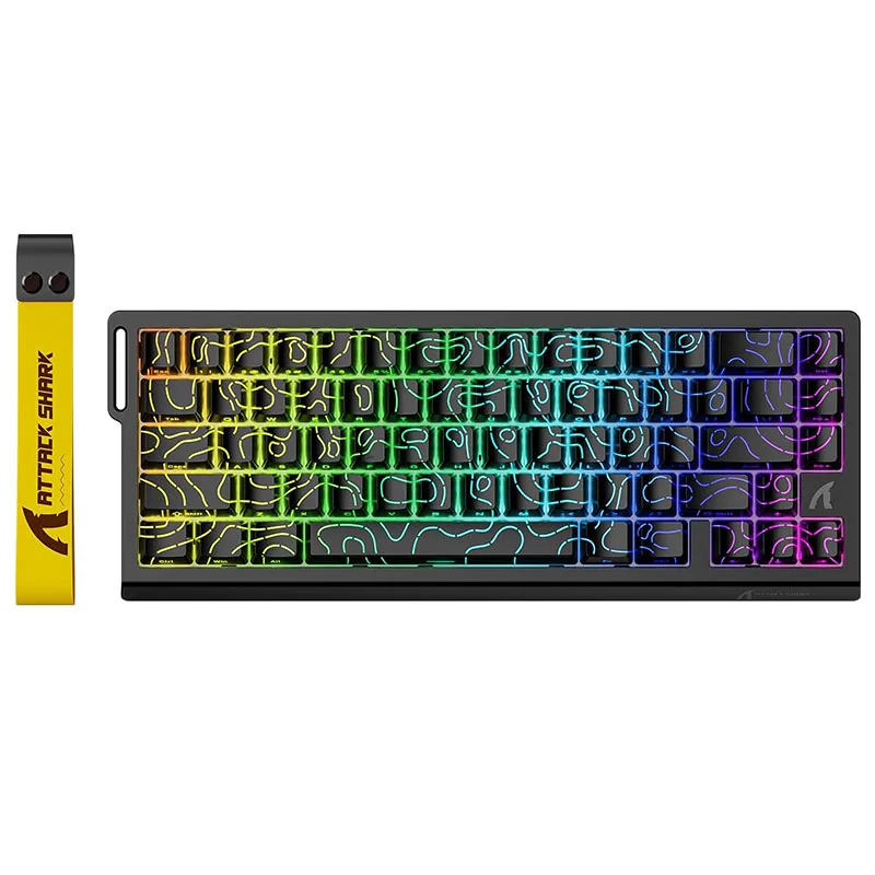 ATTACK SHARK X68 HE 8000Hz ラピッドトリガーキーボード、0.01mm RT