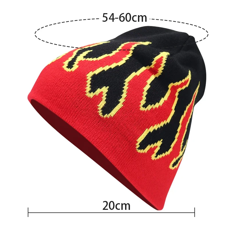 Beanie Y2K Knitting Hat For Men Women Warm Winter Autumn Letter Cartoon Streetwear Knitting Cap Hip Hop Gorras New Fashion