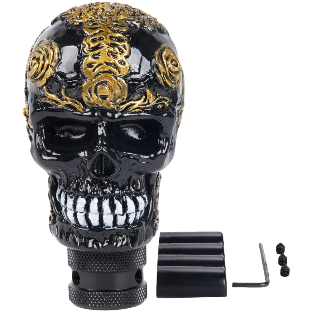 Stylish Skull Gear Shift Knob for Vehicle with Precision Threading M8 for m10 for m11 and Comfortable Ergonomic Design