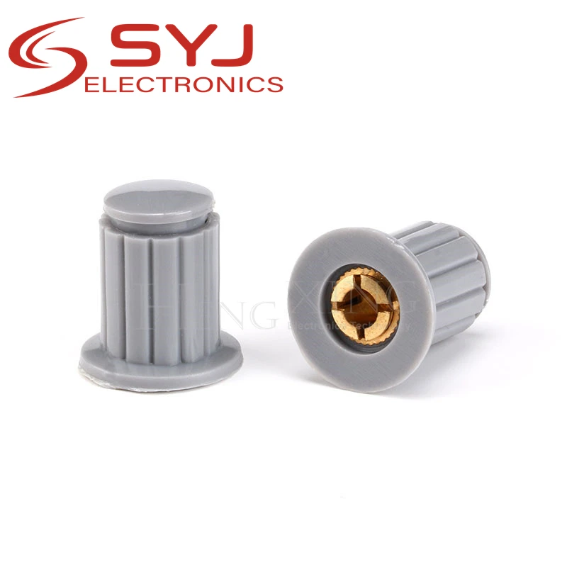 5pcs/lot Grey knob button cap is suitable for high quality WXD3-13-2W - turn around special potentiometer knob KYP16-16-4