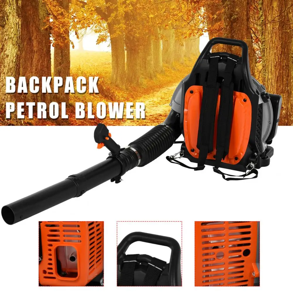 1 Set Leaf Blower 2-Stroke Engine Multi-purpose 63 Cubic Centimeter High Strength Snow Blower for Outdoor