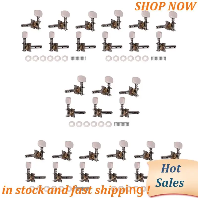 

ABVB-30Pcs Acoustic Guitar String Tuning Peg Tuner Machine Head