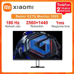 NEW Xiaomi Redmi Gaming Monitor G27Q/X27GQ 27 inch 16:9 IPS 180Hz Refresh rate PC Gamer 2560*1440 1ms Response Adaptive Sync