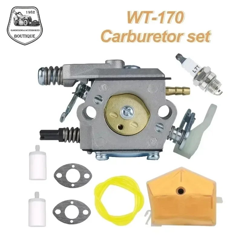 

503281504 Carburetor Kit with 503608301 Filter for Husqvarna 50 51 55 Rancher Chainsaw Replaces for Walbro WT-170 WT-170-1