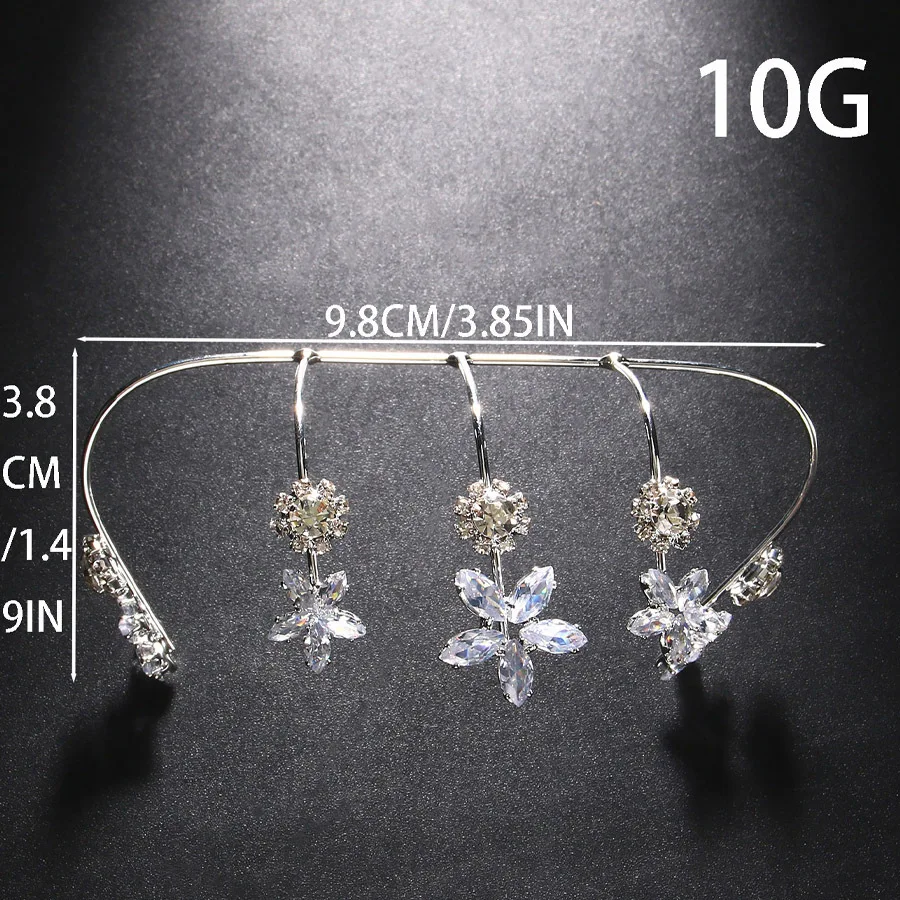 Cross-border new zircon bracelet, fashionable high-end flower-shaped open bracelet, personalized accessories bracelet