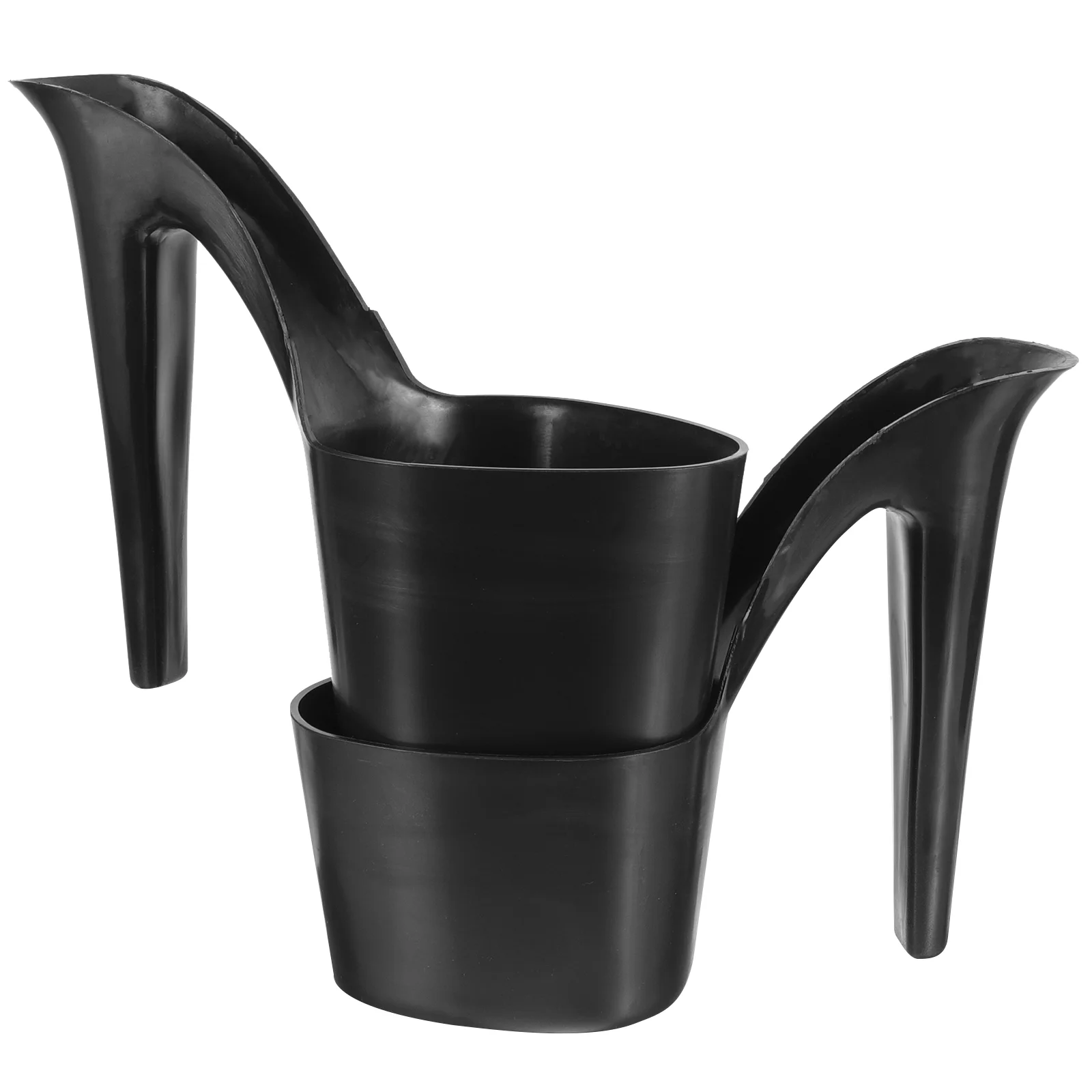 

2 Pcs High Heels Flower Pot Plastic Pots for Plants Small Artificial Decorations Indoor Nursery Planters