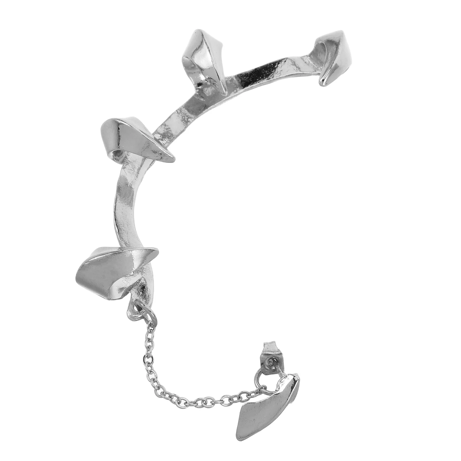 

Claw Ear Unique Punk Style Alloy Comfortable Non-Piercing Ear Wrap Clip-on Earrings for Women Party Formal Daily