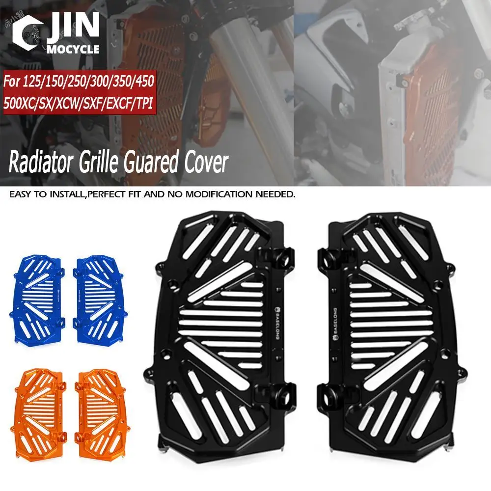 

CNC Aluminum For 300XCW TPI 6DAYS 300XC TPI 350XCFW 350SX F EXCF XCF Motocross Motorcycle Radiator Grille Guard Protection Cover