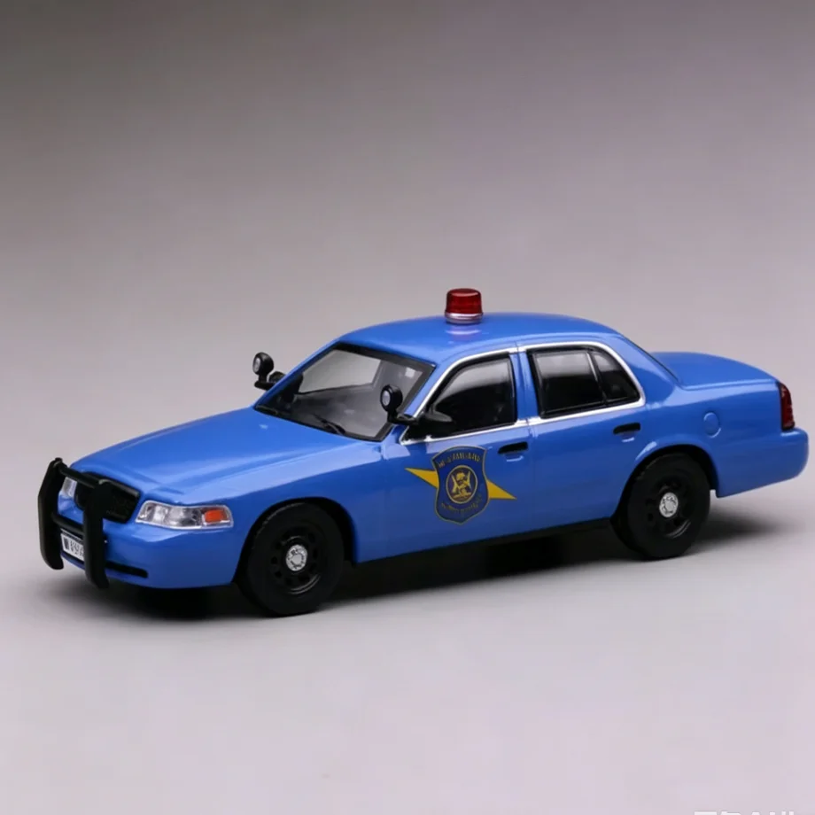 596 1:64 Scale Ford Crown Victoria Michigan State Police Vehicle Diecast Toy Car, Item No.107 Brand New Sealed Original Box