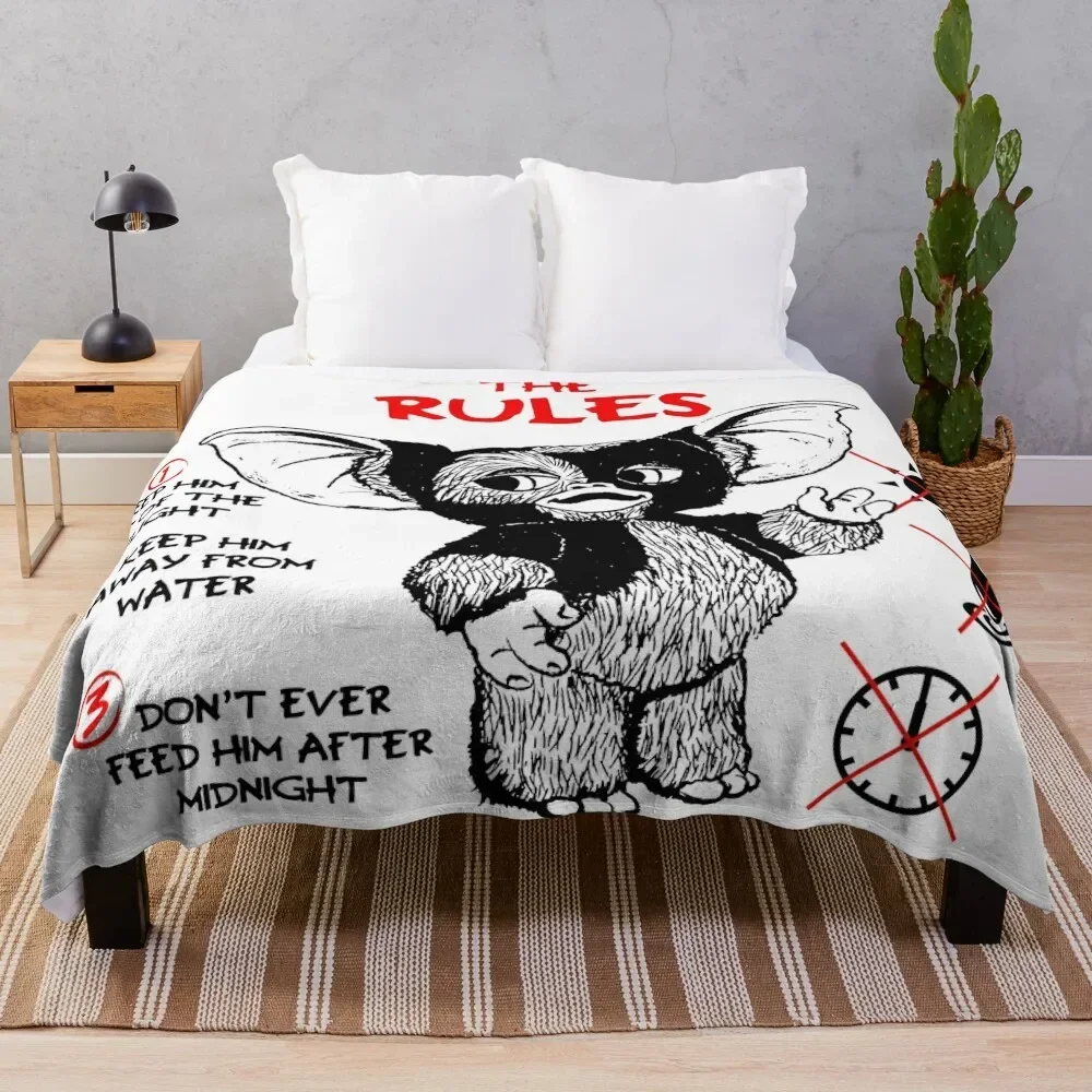 Gremlins Throw Blanket anime for sofa Vintage Blankets