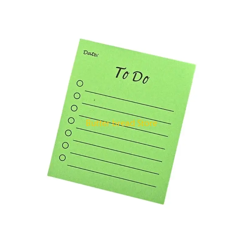 W89C To-Do List Memos Pad Klebriger Notizgeschrieben Schreibpad School Office Supplies
