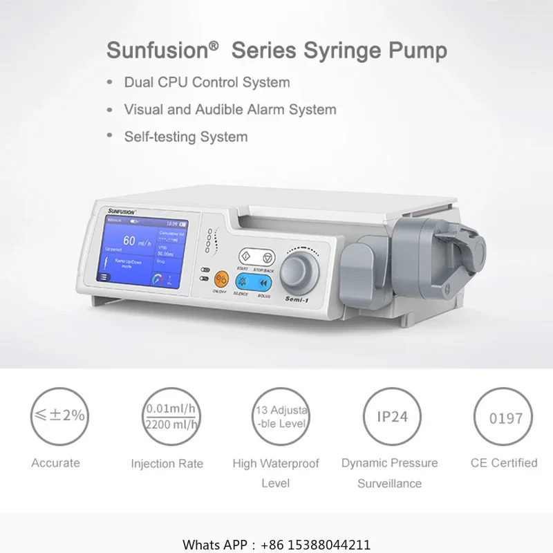 Hot Sale Portable Mri Compatible Vet Use sy ringe Pump Spare Parts