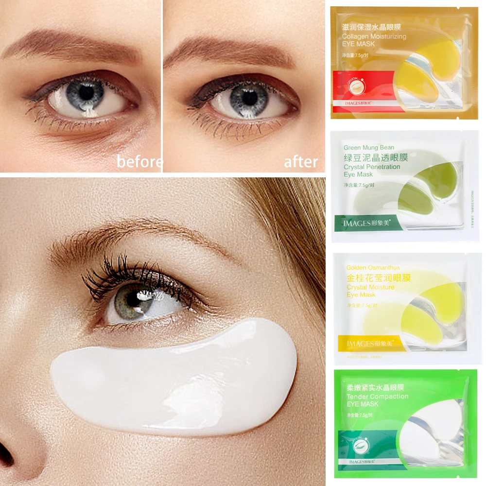 Gold Eye Masks Anti Wrinkle Dark Circles Acne Remove Puffiness Fade Dark Circles Eye Skin Care Patches Reduce Winkle Eye Bags