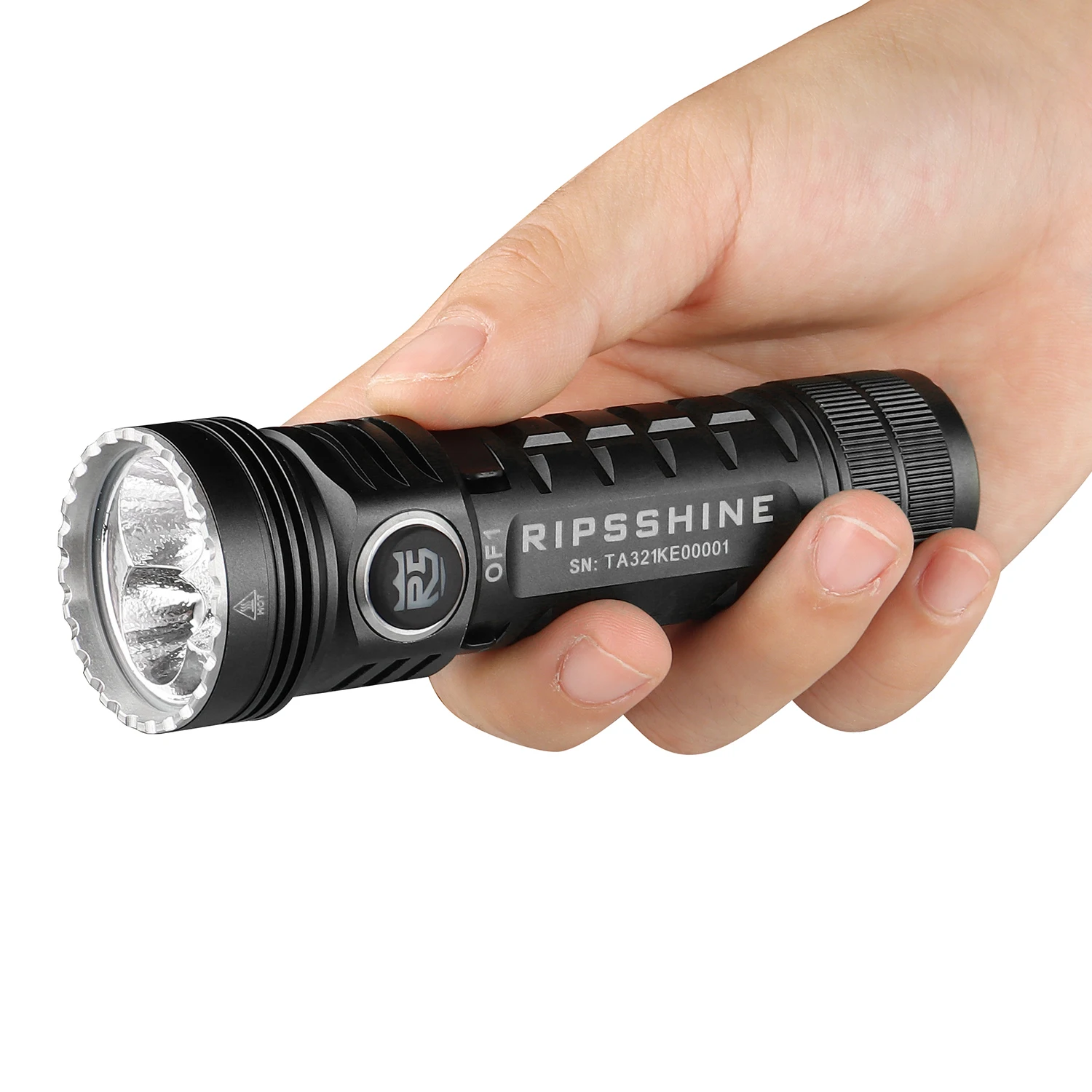 RIPSSHINE OF1 10000lm Anduril High Power Flashlight Rechargeable Flashlights Outdoor Waterproof Torch