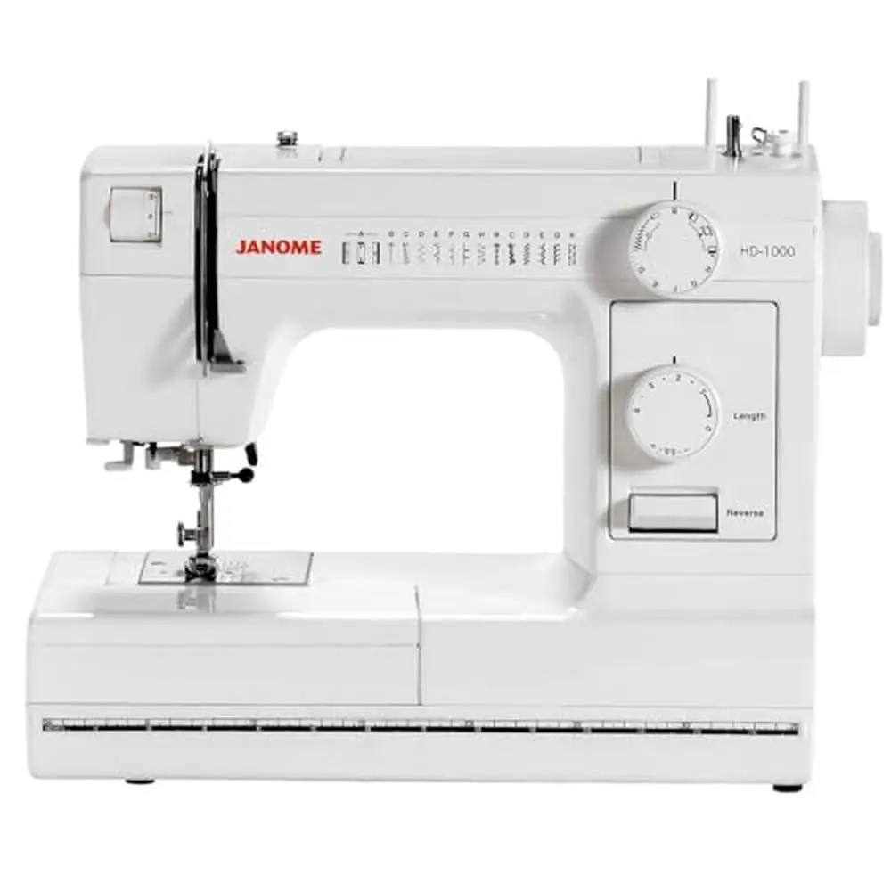 Heavy-Duty Sewing Machine 14 Stitches Metal Body Accessories Free Arm Needle Threader