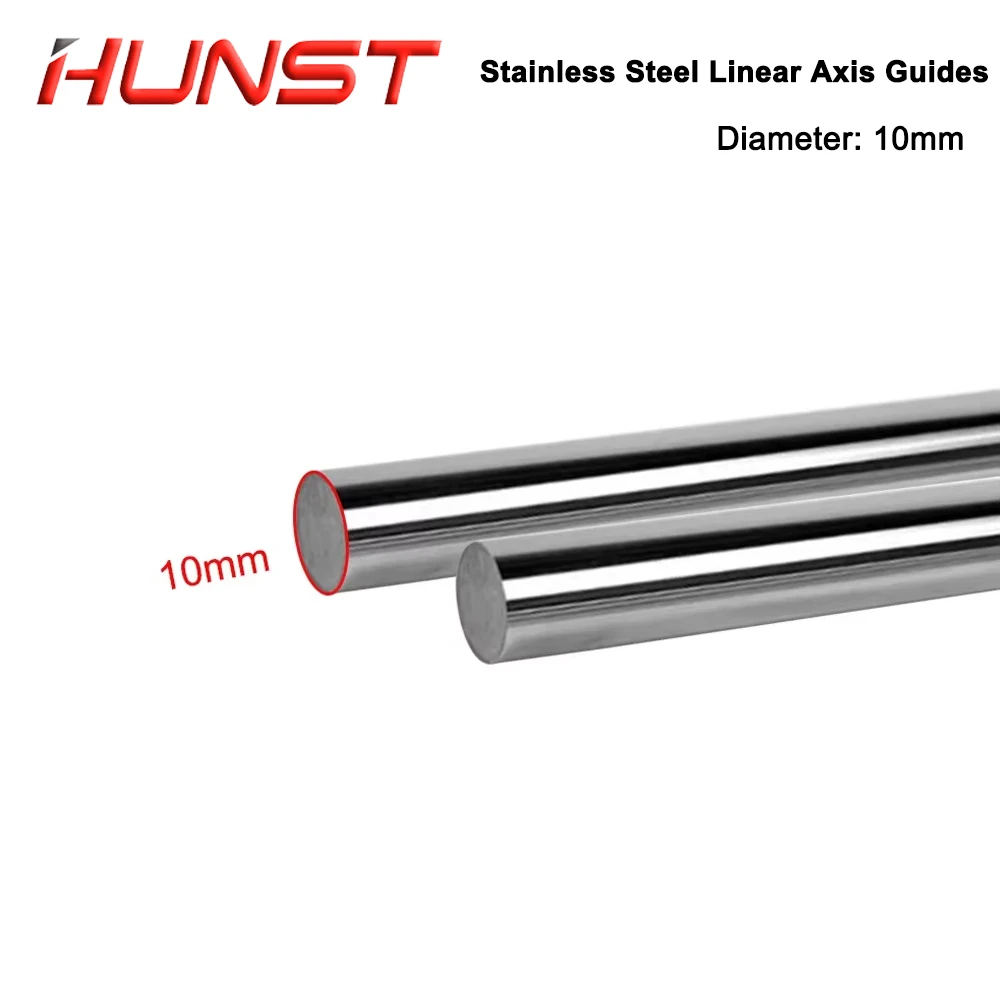 HUNST Stainless Steel Connecting Rod Drive Rod Diameter 10/12mm Machine Tool Linear Axis Guide Optical Axis Guide