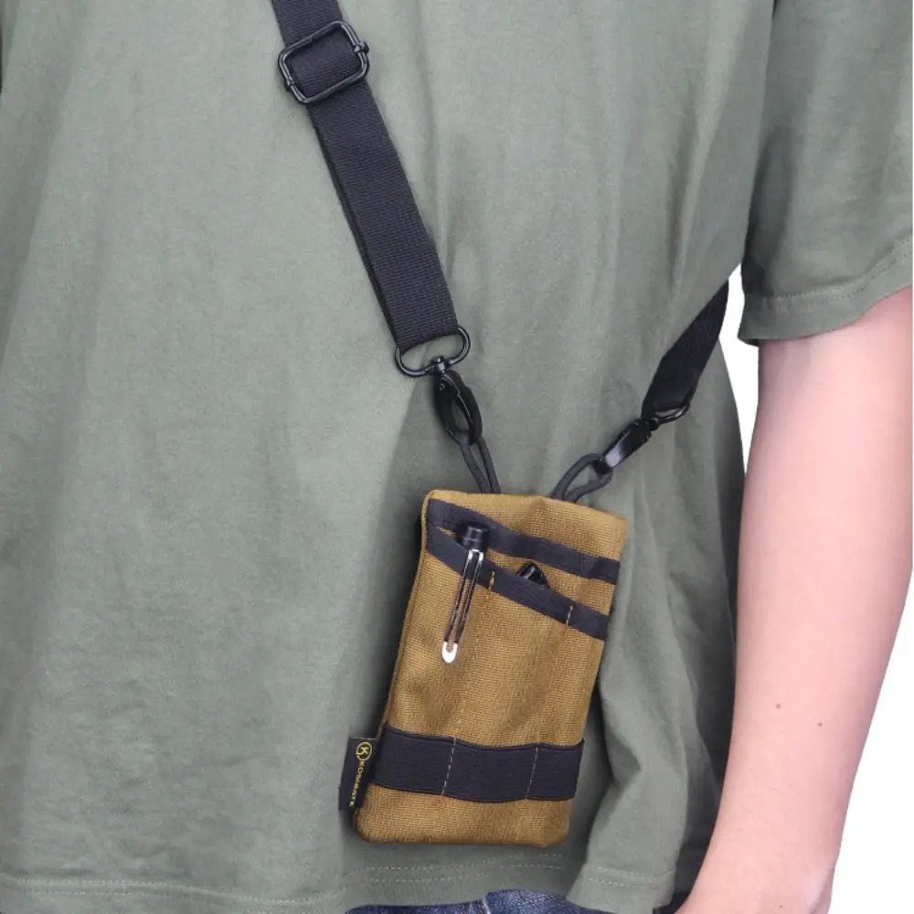 New Oxford Cloth Compact Pocket Black Khaki Grey Green Multifunctional Organizer Pouch Card Holder Men Women