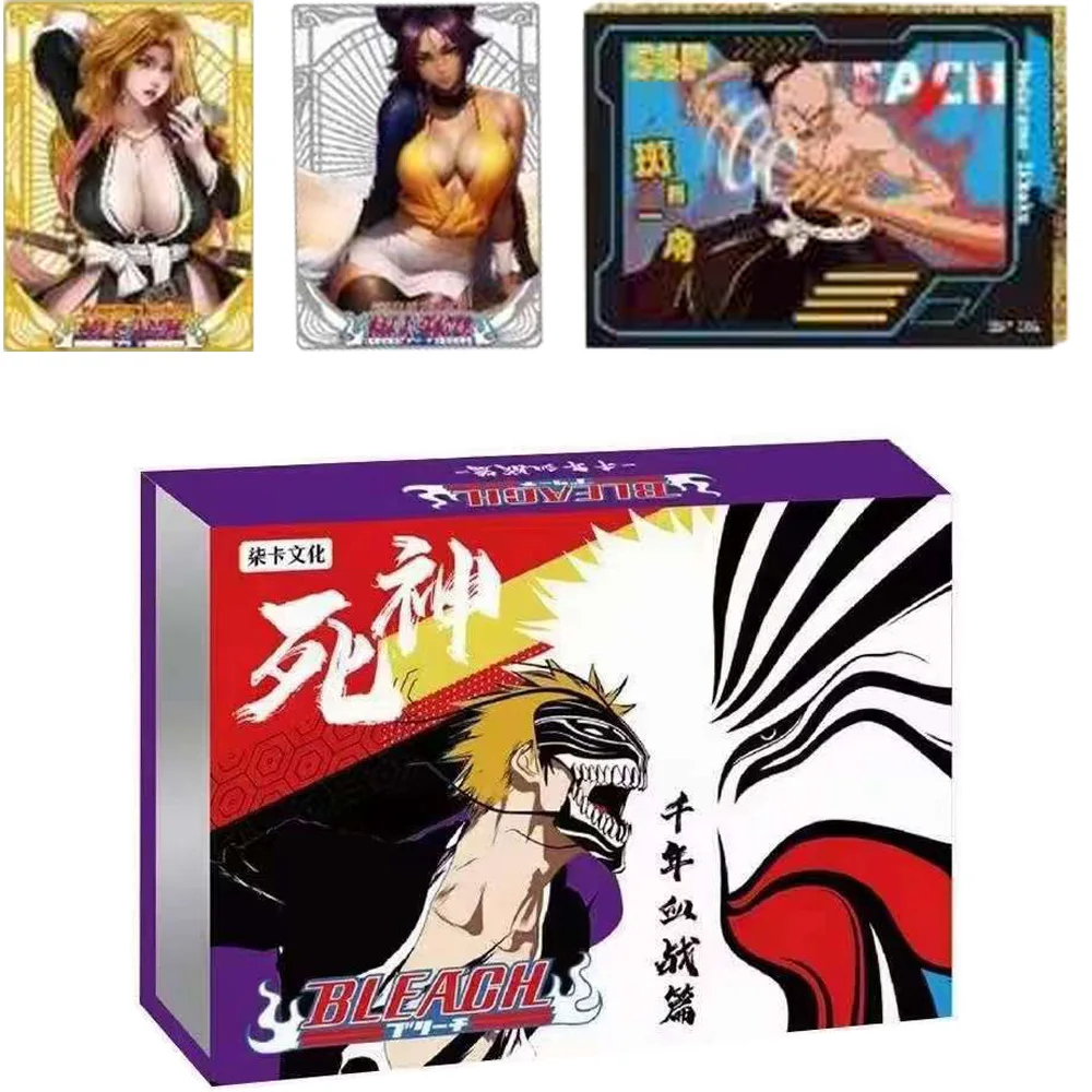 Nowe Anime Bleach Character Ssp Lsp Szr Rare Collection Cards Tcg Cartas Games Booster Box Zabawki Dla Dziecka Prezent Urodzinowy Dla Dzieci