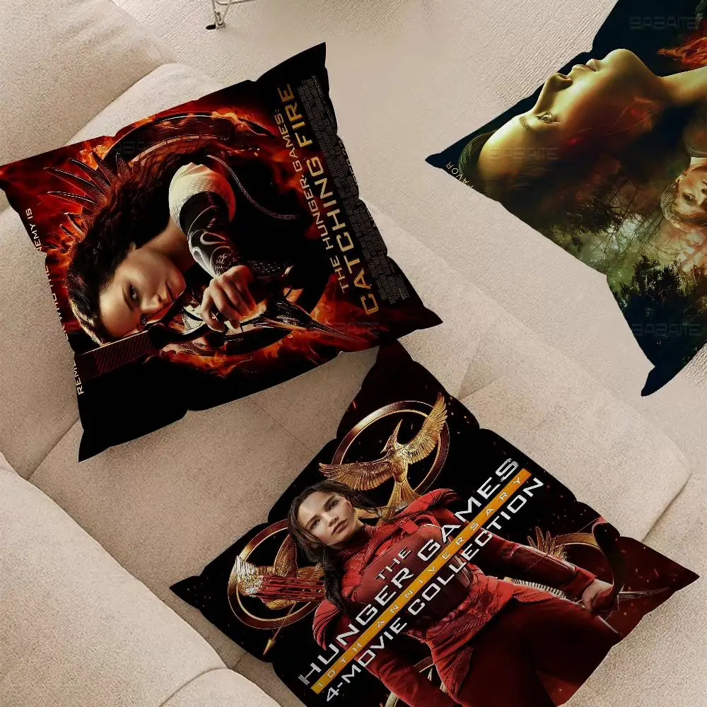 فيلم لعبة الجوع 45*45 سنتيمتر غطاء الوسادة وسادة غطاء ديكور المخدة المنزل المخدة لوسادة الأريكة #3