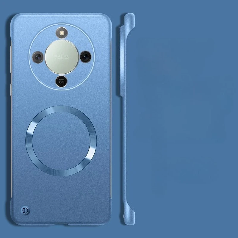 Für Honor X9D 5G Fall für Magsafe Rahmenlose Harte Pc Abdeckung für Honor X9 D X9d X70 Magnetische Drahtlose lade Matte Schützen Stoßstange