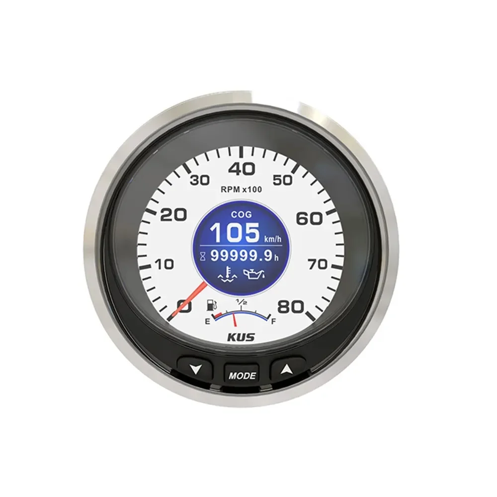 KMG-30K / KMG-30KP Multifunction Digital Instrument for Marine Boats Yachts Vessels Compatible with J1939 & NMEA2000