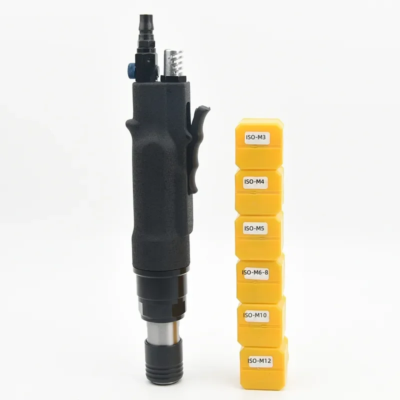 Pneumatic Tapping Machine for M3-M12 Threads Fast Self-Locking Straight Type 400 RPM