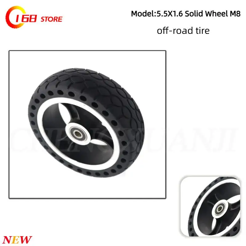 

5.5 Inch Non-Pneumatic Tires Honeycomb Tyre For Xiaomi Mijia M365 Rear Hub Solid Tyres Hollow