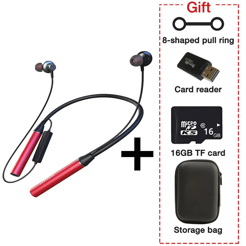 EARDECO 180-Stunden-Ausdauer Bluetooth-Kopfhörer Bass Drahtlose Kopfhörer mit Mikrofon Stereo-Kopfhörer mit Nackenbügel Sport-Headset TF-Karte 7